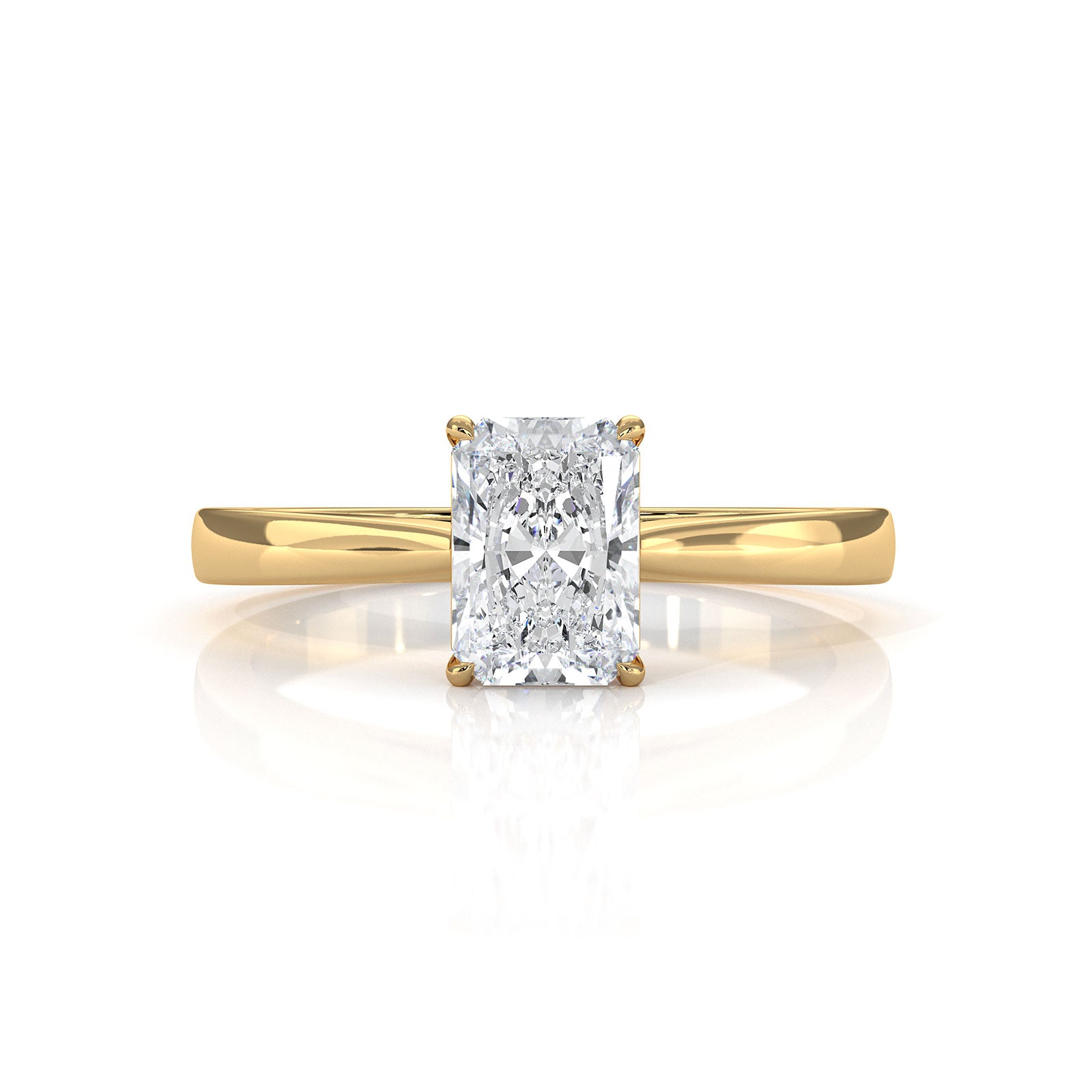 Lab Grown Diamond IGI Certified 4 Prong Solitaire Engagement Ring 4g Setting 1.00 Ctw.